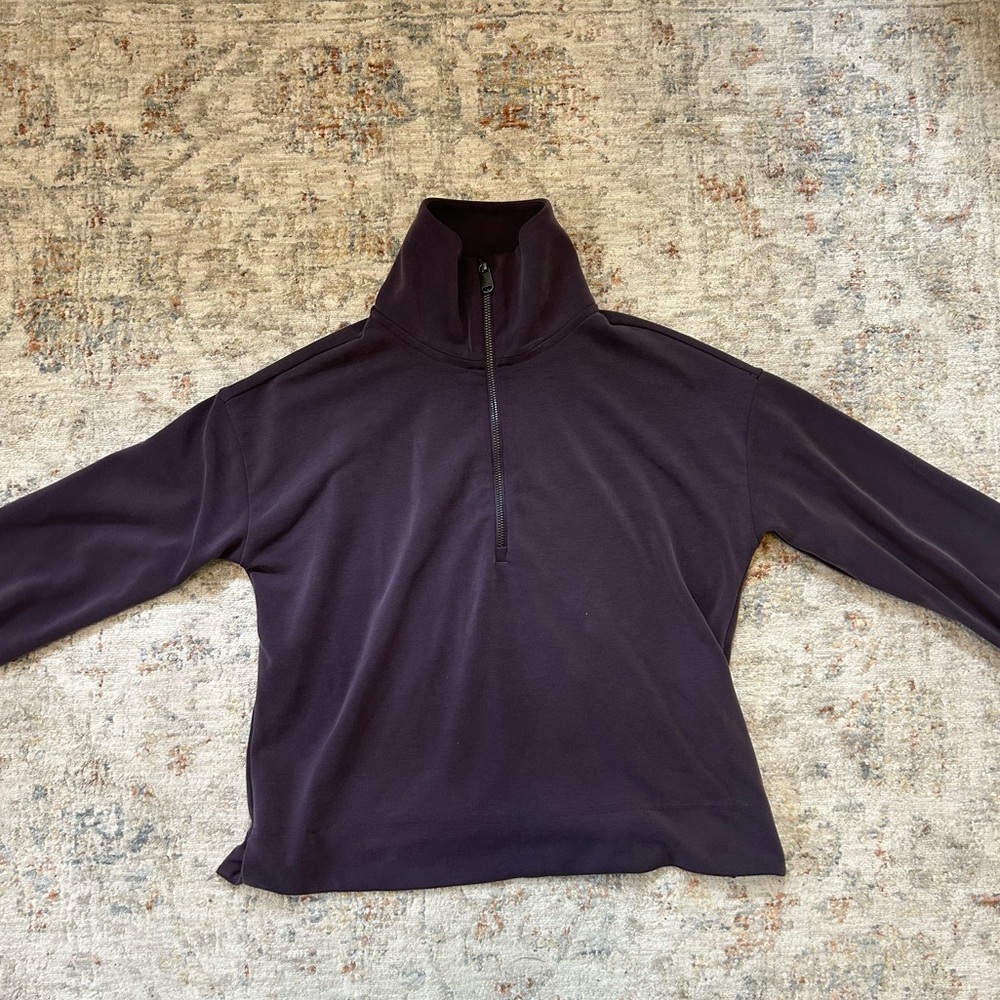 Stylish Athleta Seasoft Quarter-Zip Pullover